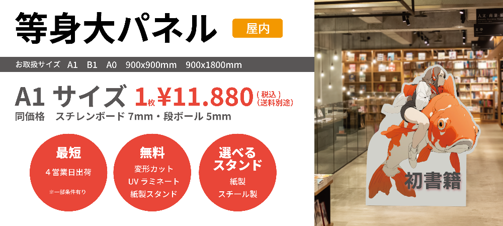 等身大パネル